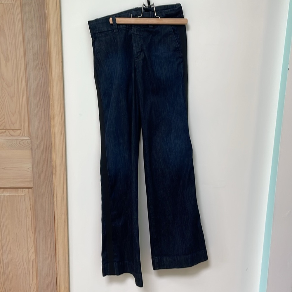 HUDSON JOPLIN jeans WIDE LEG TROUSEr TUXEDO STRIPE - Picture 3 of 11